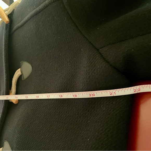 Saint James Navy and Camel Color-block Wool Coat Size EU 42 /CAD 12 NWT - Picture 13 of 16